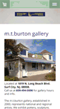 Mobile Screenshot of mtburtongallery.com