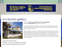 Tablet Screenshot of mtburtongallery.com